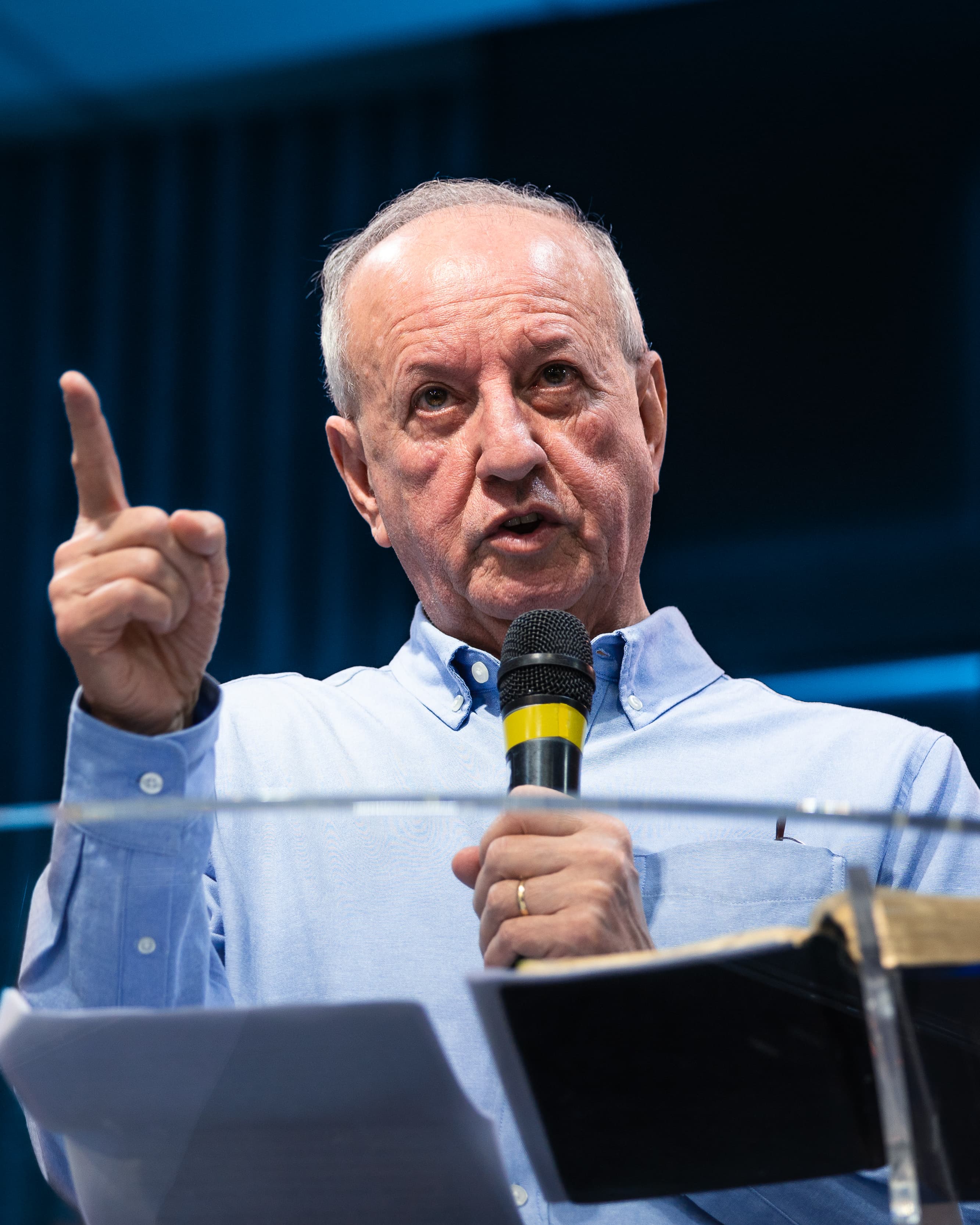 Retrato de Pr. Paulo Romeiro